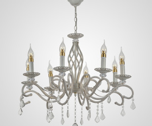 Подвесная люстра P9680-8 WT+GD 000024294