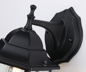 ST2018 BK/CL черный/прозрачный IP54 E27 max 40W 360*150*210