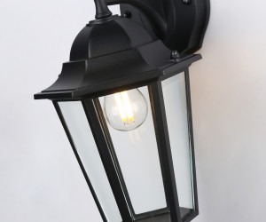 ST2018 BK/CL черный/прозрачный IP54 E27 max 40W 360*150*210