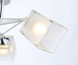 TR303071/3 WH/CH/FR белый/хром/белый матовый E27/3 max 40W D560*250