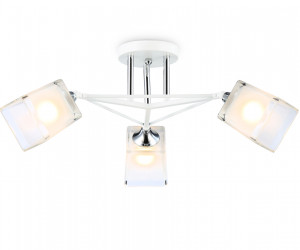 TR303071/3 WH/CH/FR белый/хром/белый матовый E27/3 max 40W D560*250