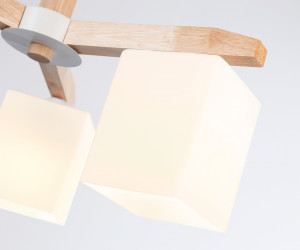 TR83115/3 WH/LW белый/светлое дерево E27/3 max 40W D580*320