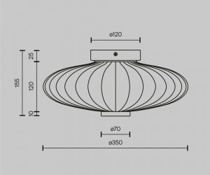 Настенный светильник (бра) Maytoni MOD555WL-L4G3K