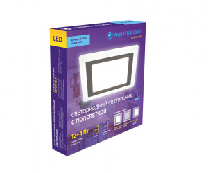 DCR394 12W+4W 4200K+4200K 220-240V 195*195*20 (A155*155)