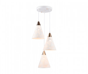 TR8433/3 WH/FGD белый/золото E27/3 max 40W D360*800