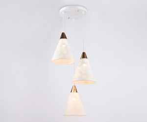 TR8433/3 WH/FGD белый/золото E27/3 max 40W D360*800