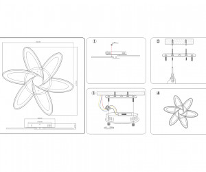 FA541/6 WH белый 108W 700*670*60 (ПДУ РАДИО 2.4)