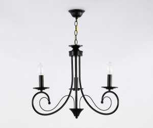 TR9606/3 BK черный E14/3 max 40W D560*650