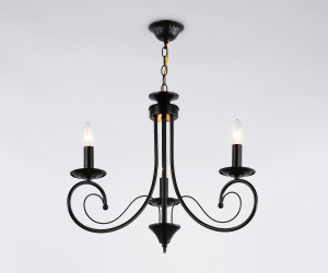 TR9606/3 BK черный E14/3 max 40W D560*650