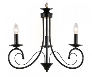 TR9606/3 BK черный E14/3 max 40W D560*650