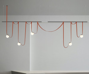 DK5550-BK Cветильник для трека-ремня Belty, серия Orb, со светодиодом, D150*H147мм, 48V DC, 10W, RA90, 120°, 4000K, IP20, белый, акрил