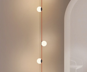 DK5550-BK Cветильник для трека-ремня Belty, серия Orb, со светодиодом, D150*H147мм, 48V DC, 10W, RA90, 120°, 4000K, IP20, белый, акрил