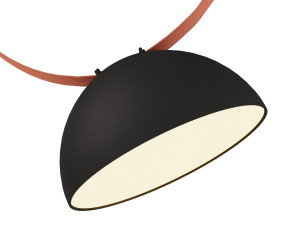 DK5560-BK Cветильник для трека-ремня Belty, серия Flow со светодиодом, D220*H117мм, 48V DC, 24W, RA90, 120°, 4000K, IP20, черный, алюминий