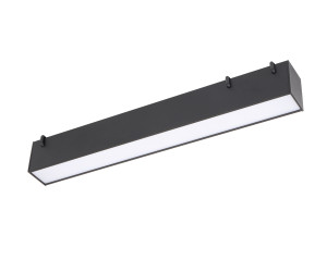 DK5574-BK Cветильник для трека-ремня Belty, серия Linear, со светодиодом, L323*W40*H45мм, 48V DC, 12W, RA90, 120°, 4000K, IP20, черный, алюминий