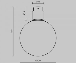 Трековый светильник Technical TR171-1-5W3K-WB