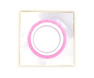 TN356 CH/PI хром/розовый GU5.3+3W (LED COLD) 95*95*45