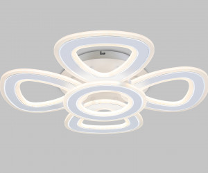 FA8925/4+1 WH/CH белый/хром 163W 3000K-6400K 590*590*120 (ПДУ РАДИО 2.4G)