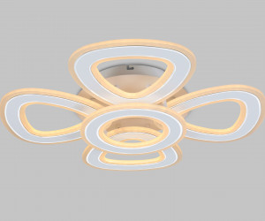 FA8925/4+1 WH/CH белый/хром 163W 3000K-6400K 590*590*120 (ПДУ РАДИО 2.4G)