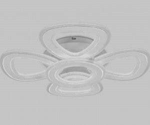 FA8925/4+1 WH/CH белый/хром 163W 3000K-6400K 590*590*120 (ПДУ РАДИО 2.4G)