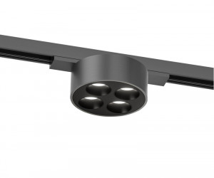 DK5772-DN Светильник для трека SHINE GRILL со светодиодом, D74*H28, 48V DC, 6W, RA?90, 3000K, IP20, темный никель, алюминий