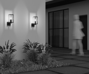 Настенный светильник (бра) Outdoor O452WL-01GFSR