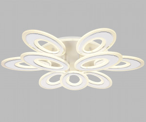 FA8933/6+3 WH/CH белый/хром 255W 3000K-6400K 740*660*120 (ПДУ РАДИО 2.4G)