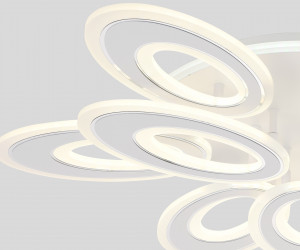 FA8933/6+3 WH/CH белый/хром 255W 3000K-6400K 740*660*120 (ПДУ РАДИО 2.4G)