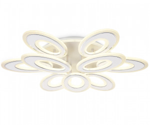 FA8933/6+3 WH/CH белый/хром 255W 3000K-6400K 740*660*120 (ПДУ РАДИО 2.4G)