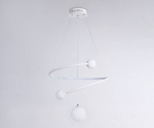 FL66299 WH белый 39W 3000K-6400K+G9 D500*1200 (ПДУ ИК)