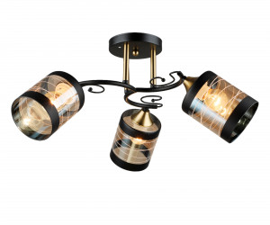 Потолочная люстра SL1624-3 BK+CP 000066054