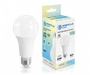 652504 LED A65 25W IC E27 4000K 175-265V