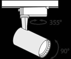 Трековый светильник Technical TR003-1-6W4K-W
