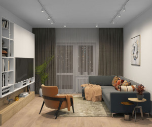 TR1003-WH Шинопровод однофазный, 3 м, белый, заглушки в комплекте