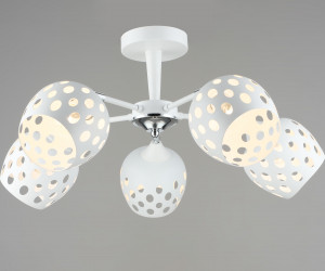 Потолочная люстра SL6864-5 WT+CR 000066035