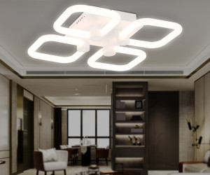 FA3819/4 WH белый 3000K-6400K 67W 380*380*90 (ПДУ ИК)