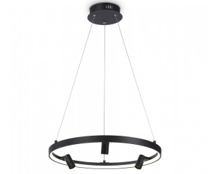 FL5284/1+3 BK черный 50W 3000K/4200K/6400K+4200K D500*1200 (ПДУ ИК)