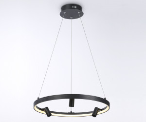 FL5284/1+3 BK черный 50W 3000K/4200K/6400K+4200K D500*1200 (ПДУ ИК)