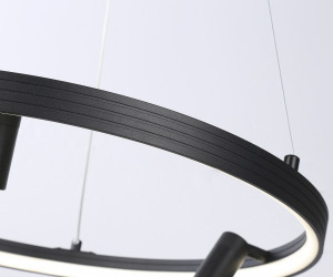 FL5284/1+3 BK черный 50W 3000K/4200K/6400K+4200K D500*1200 (ПДУ ИК)