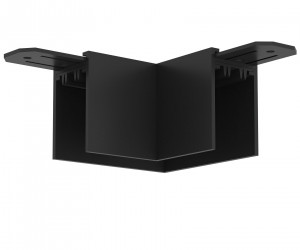 TR2110-BK-STRETCH Угловой элемент трека SMART для встраиваемого монтажа в натяжные потолки и потолки из гирсокартона