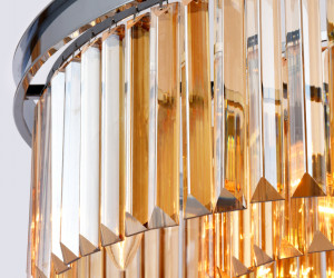 TR5097/8 CH/TI хром/янтарь E14/8 max 40W D600*760