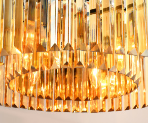 TR5097/8 CH/TI хром/янтарь E14/8 max 40W D600*760