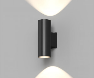 DK9821-BK Настенный уличный светильник BORG, IP65, 18 Вт, 3000К, черный, алюминий