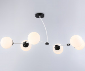 TR2552/6 WH/BK белый/черный E27/6 max 60W 1160*600*450