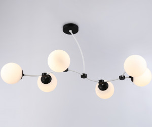 TR2552/6 WH/BK белый/черный E27/6 max 60W 1160*600*450