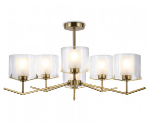 LH57008/6 BS/FR латунь/белый матовый E14/6 max 40W D850*420