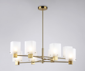 LH57033/8 BS/SM латунь/дымчатый E14/8 max 40W D830*710