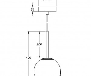 Подвесной светильник Maytoni MOD321PL-01B1