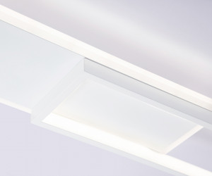 FL51453 WH/BK белый/черный 52W 3000K-6400K+4200K 800*149*50 (Без ПДУ)