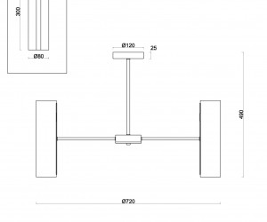 Потолочный светильник Freya FR5368CL-14BS