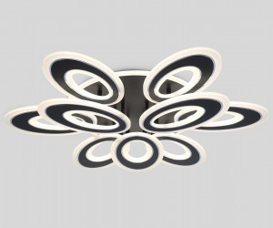 FA8938/6+3 BK/CH черный/хром 255W 3000K-6400K 740*660*120 (ПДУ РАДИО 2.4G)